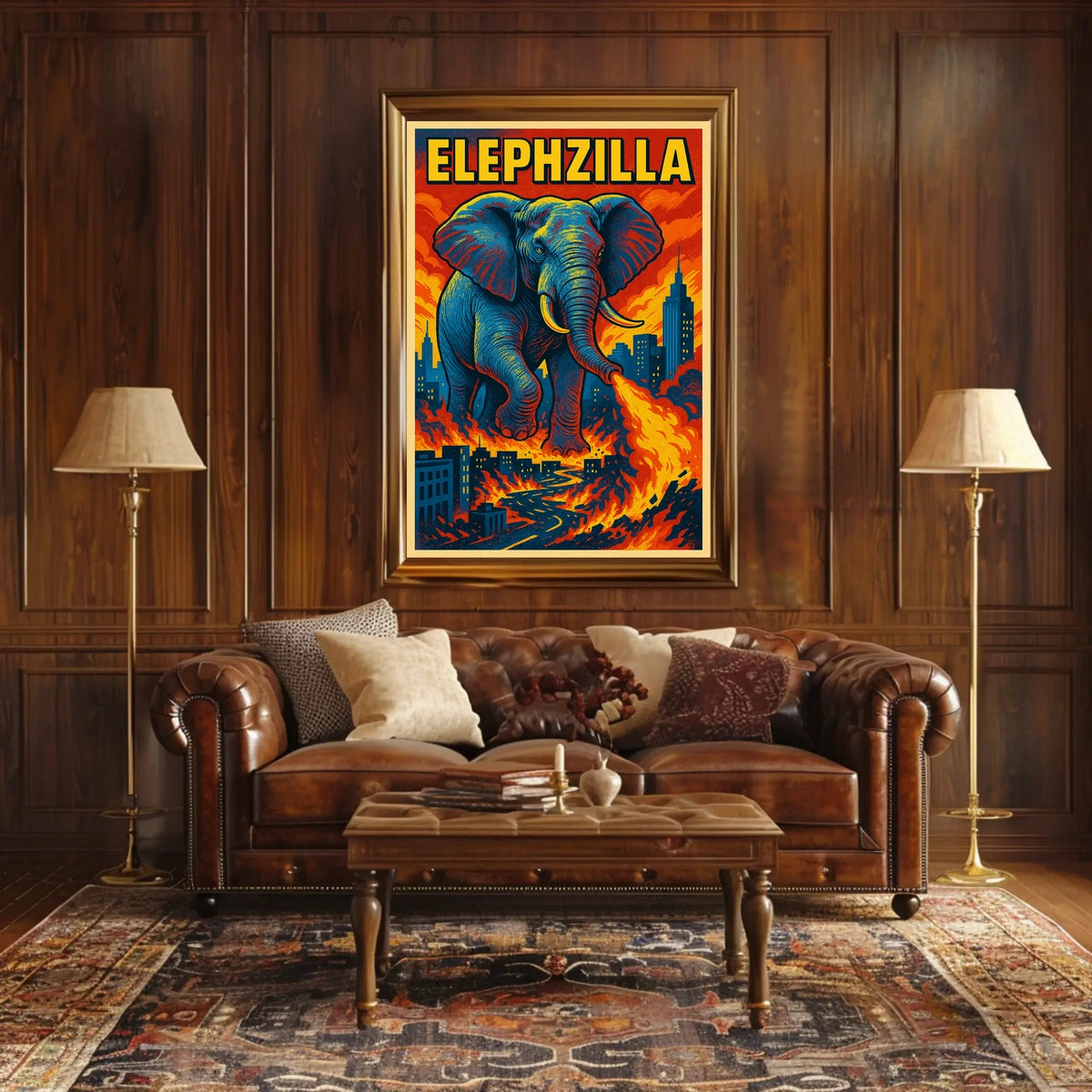 Elephzilla Rampage Poster