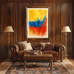 Vibrant Abstract Composition Abstract Poster