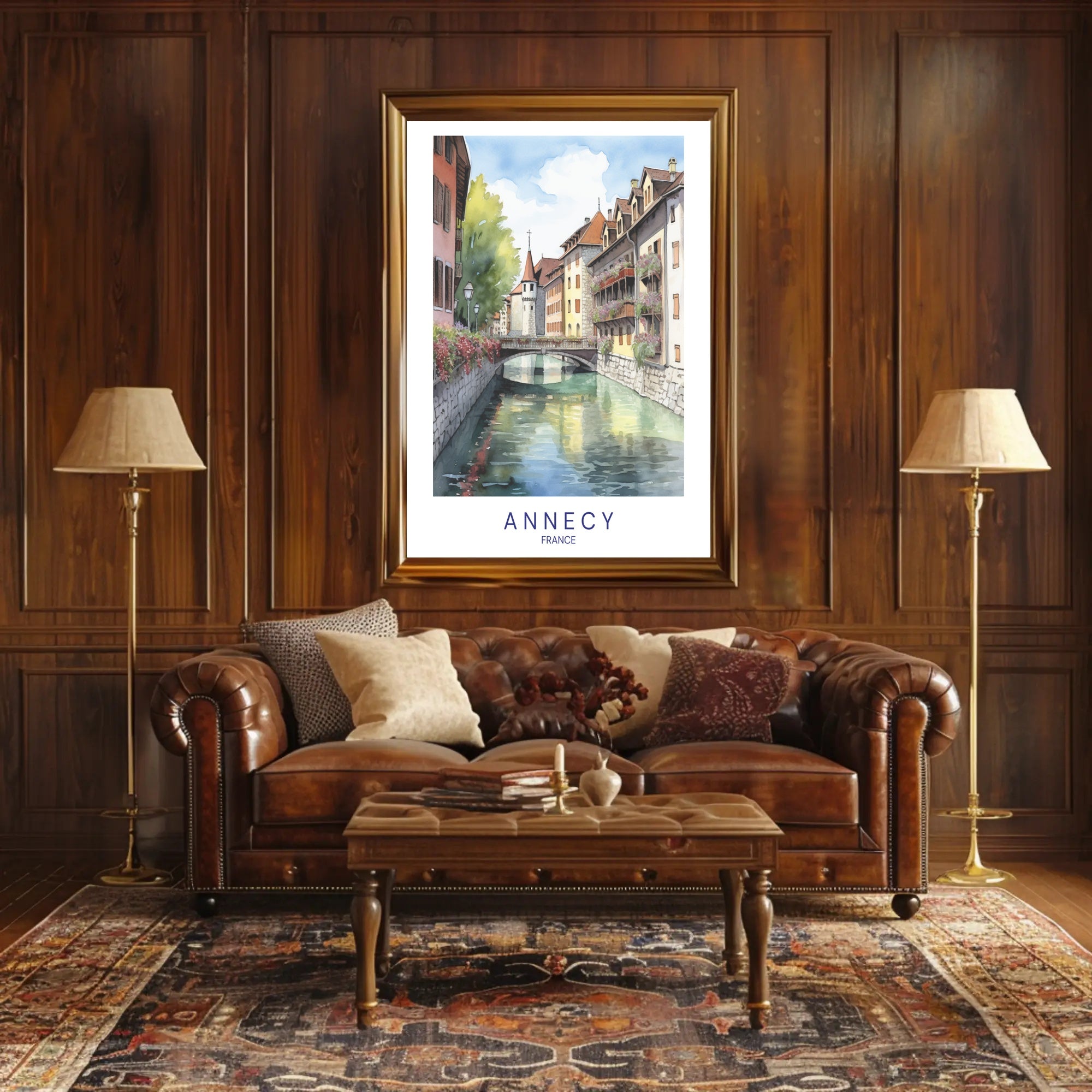 Annecy, France Poster PosterGoat
