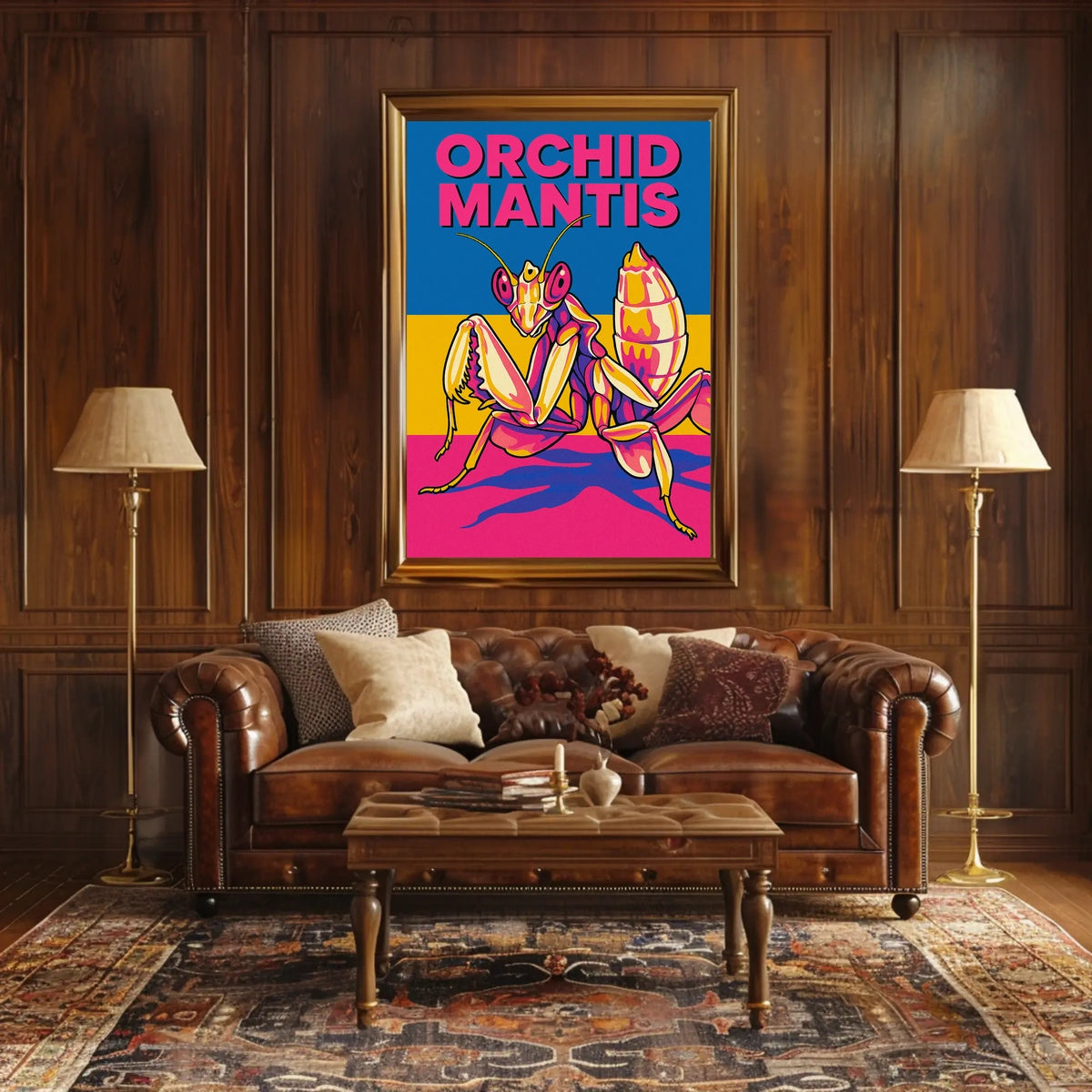 Orchid Mantis Poster