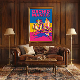 Orchid Mantis Poster
