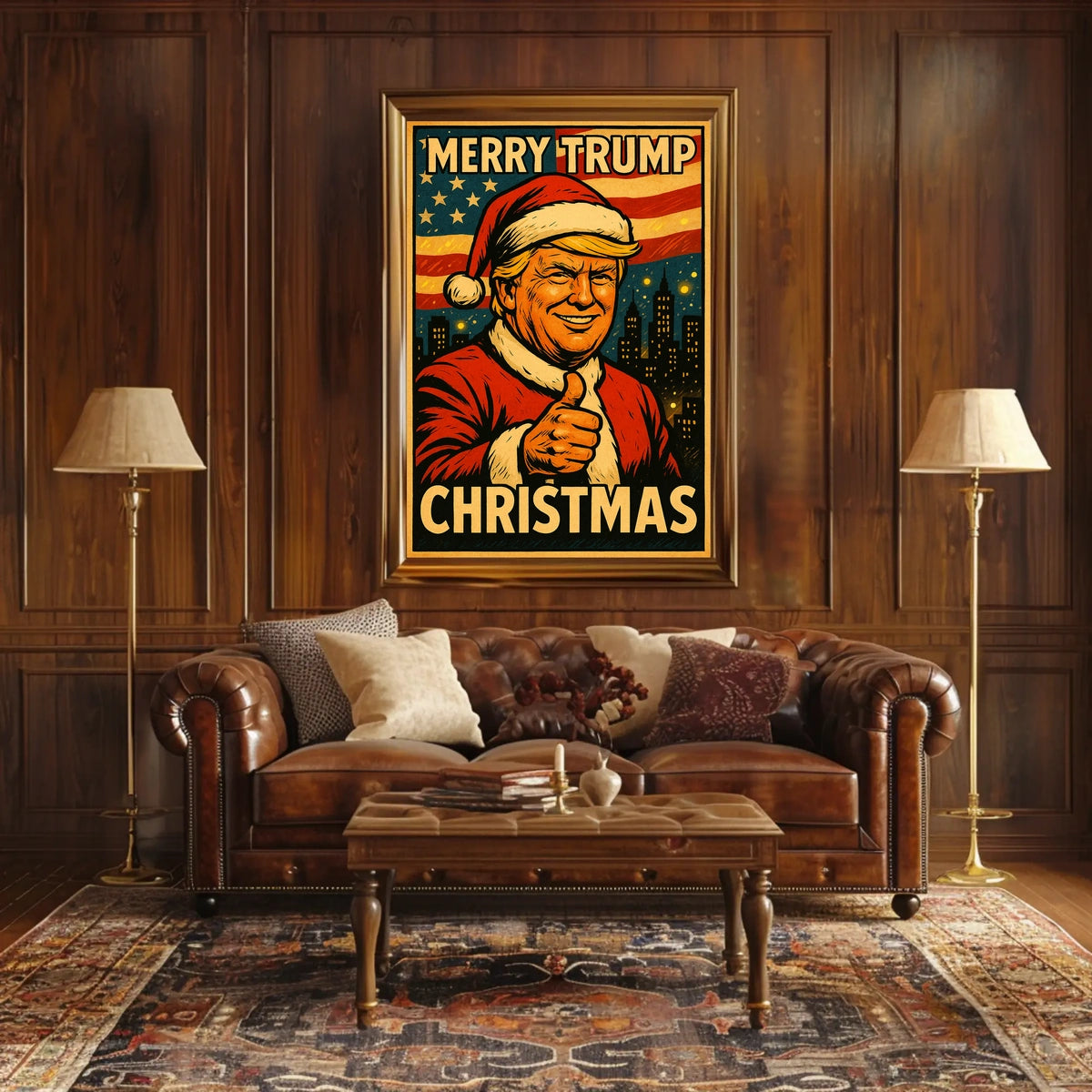 Merry Trump Christmas Poster