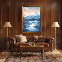 Tranquil Mountain Landscape Poster