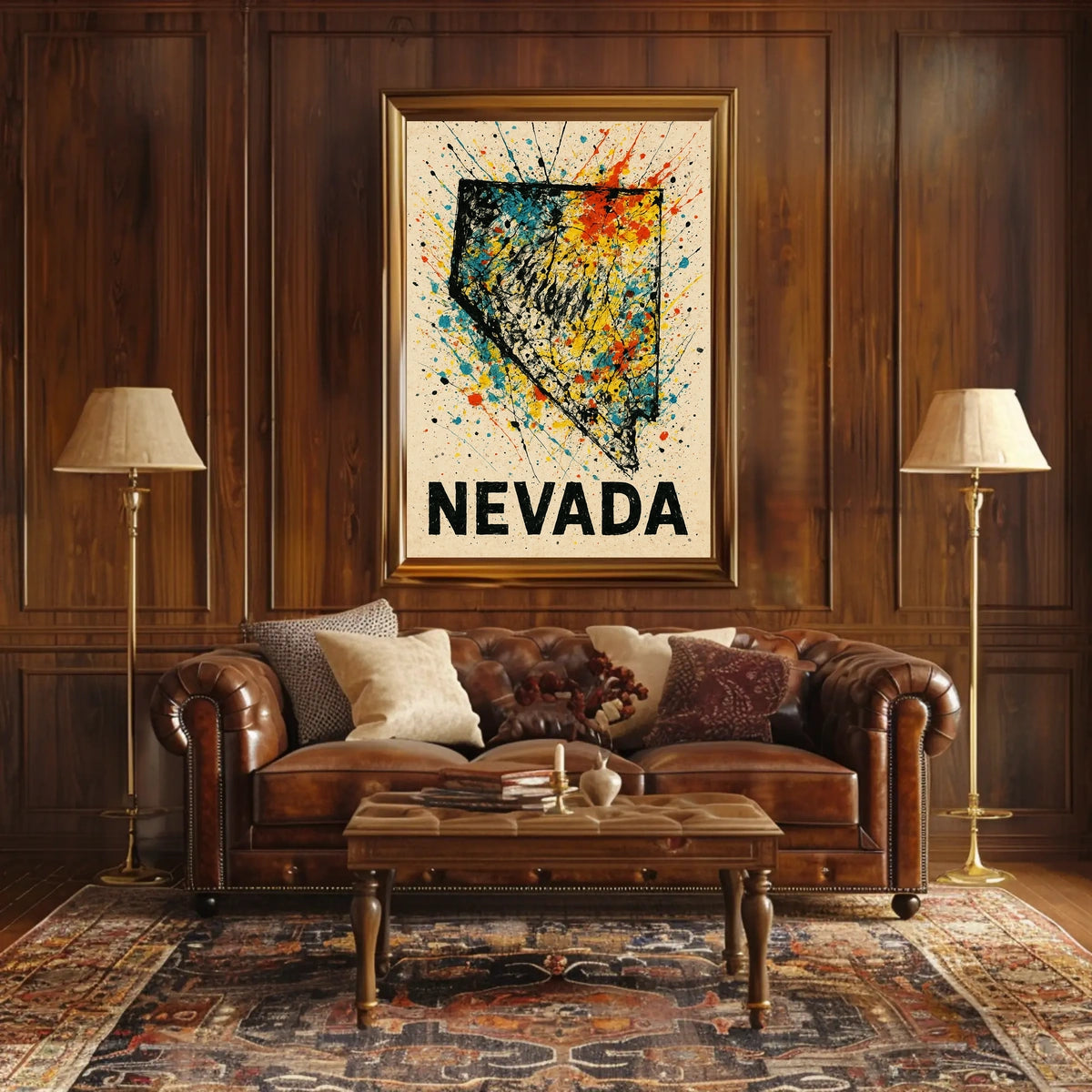 Nevada A Splash Of Color Poster