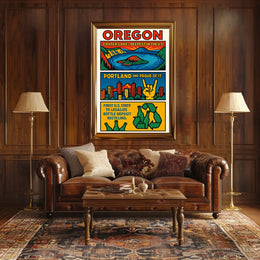 Oregon Pioneering Bottle Deposit Poster