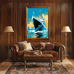 Majestic Ocean Voyage Poster