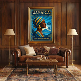 Discover Jamaica Visit the Caribbean Poster PosterGoat