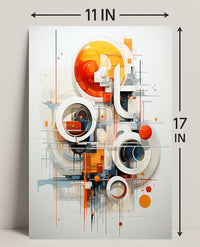 Abstract Geometric Symphony Abstract Poster PosterGoat