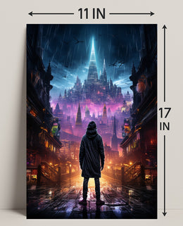Journey To The Neon City Poster