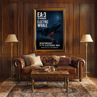 Electric Whale Douglas EA-3 Skywarrior Poster PosterGoat