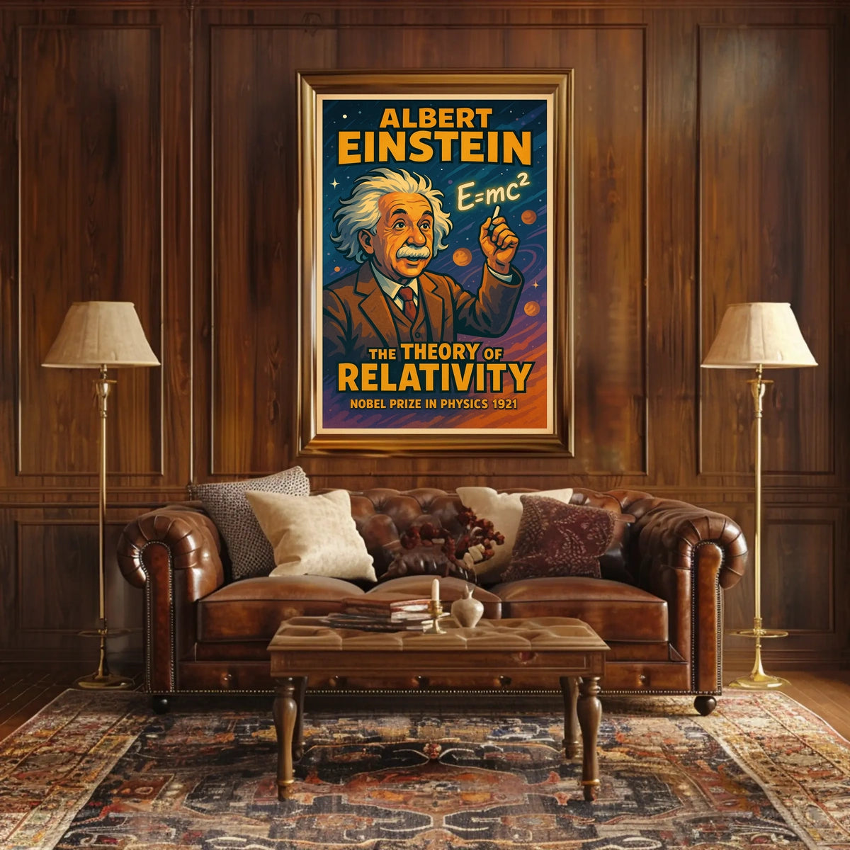 Albert Einstein The Theory Of Poster