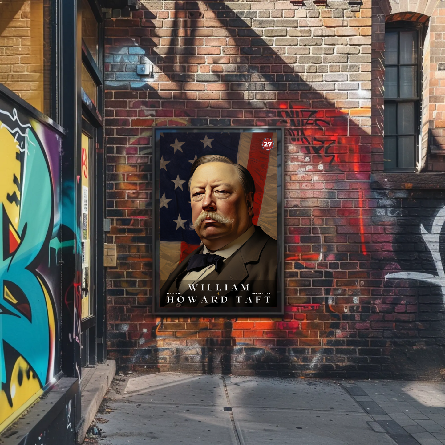 William Taft 27th President Of The United States Portrait