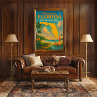 Welcome to Florida The Sunshine State Poster PosterGoat