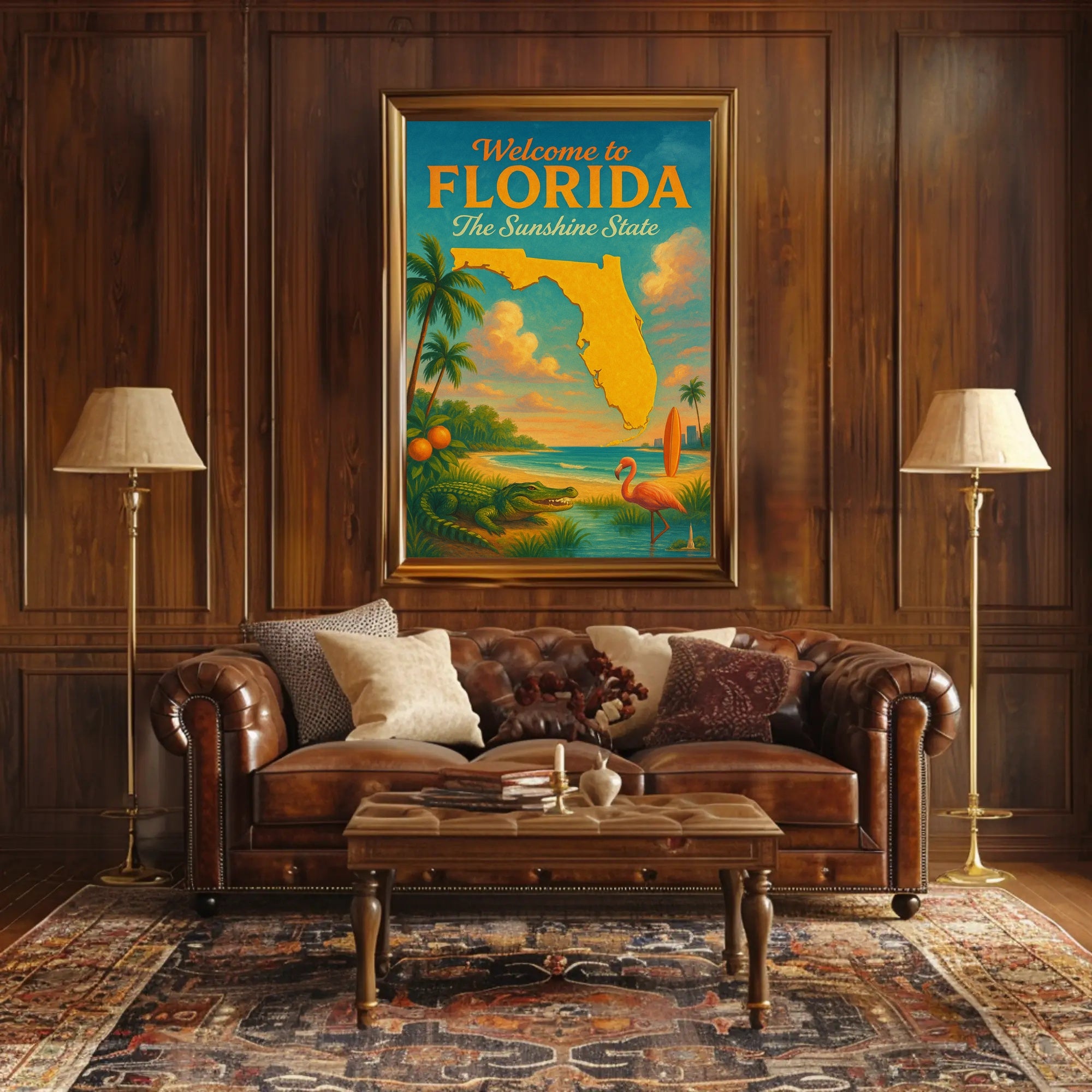 Welcome to Florida The Sunshine State Poster PosterGoat