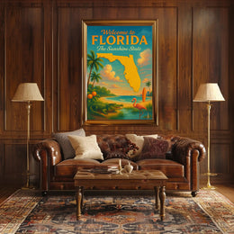 Welcome to Florida The Sunshine State Poster PosterGoat