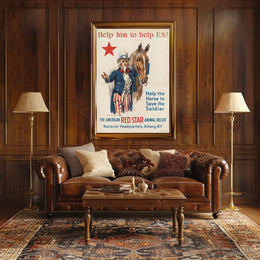 Help the Horse, Save the Soldier Poster PosterGoat