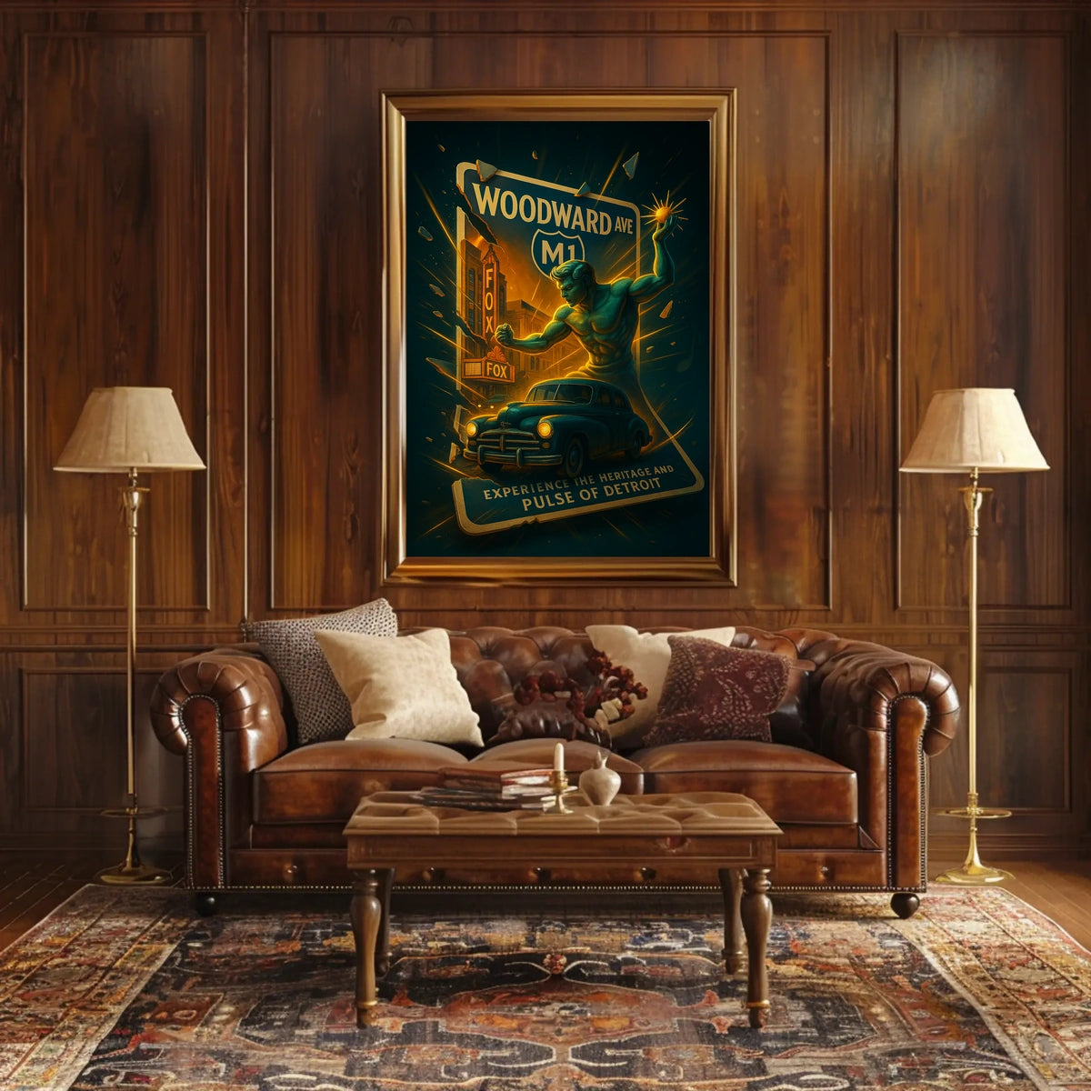 Woodward Avenue Experience Detroit Poster