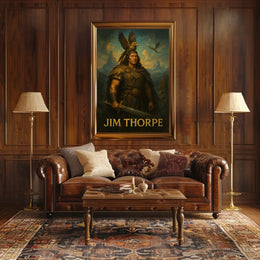 Jim Thorpe Legendary Figure Poster