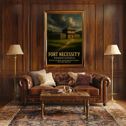 George Washington At Fort Necessity Poster