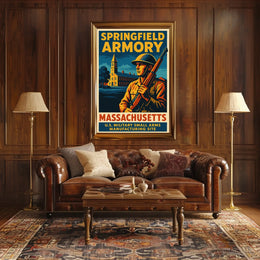 Springfield Armory Massachusetts Poster