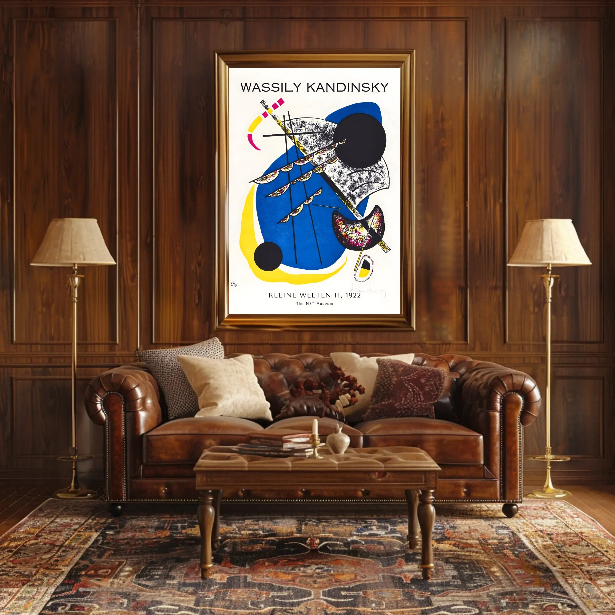 Wassily Kandinsky Kleine Welten II Poster