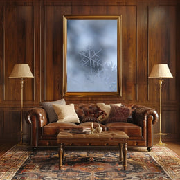 Intricately Detailed Snowflake Photorealistic Artistic Poster