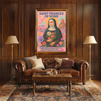 Saint Frances Of Rome Poster