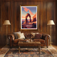 Arches National Park Travel Poster Print