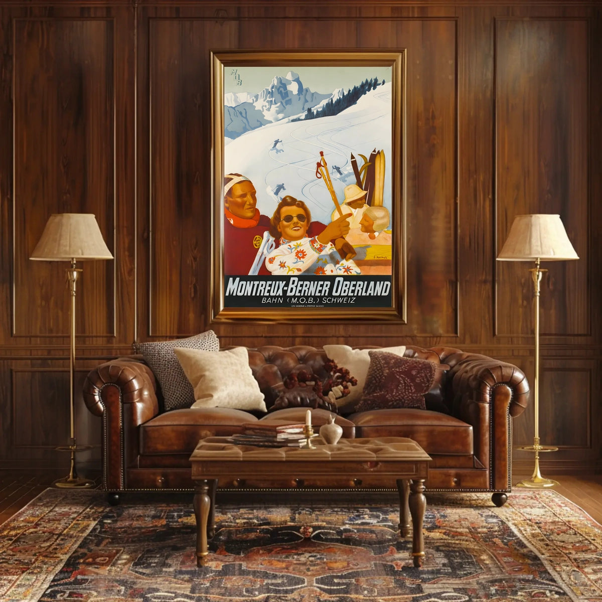 Montreux-Berner Oberland Ski Adventure Poster