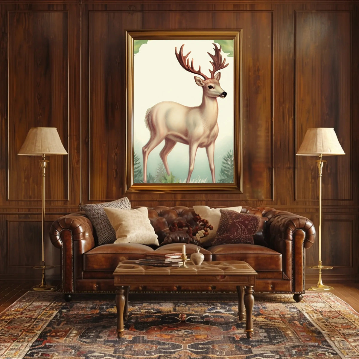 Majestic Deer In The Wild Poster