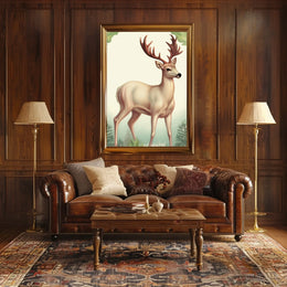 Majestic Deer In The Wild Poster