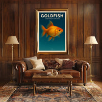 Goldfish Carassius Auratus Poster