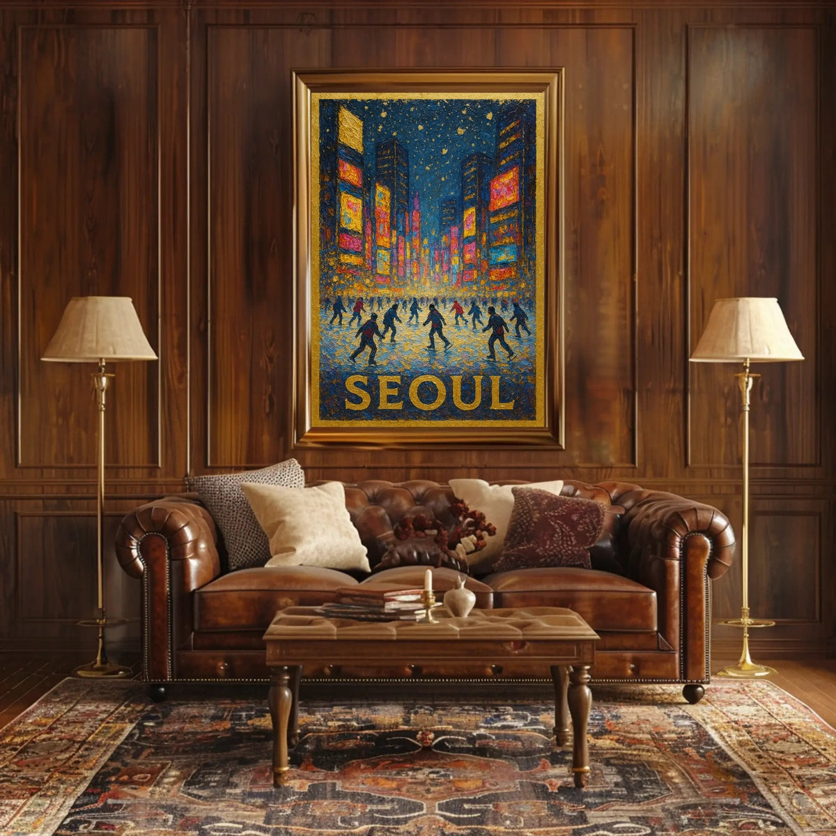 Seoul Nightscape Poster