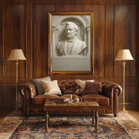 Millard Fillmore Bust 19th Century Presidential Poster