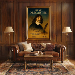 René Descartes Father Of Modern Poster
