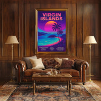 Virgin Islands Caribbean Paradise Poster
