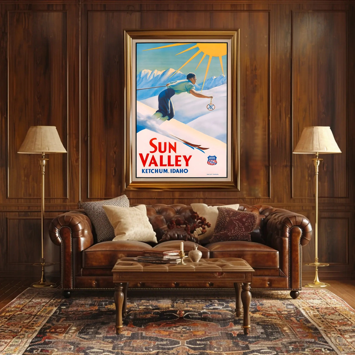 Sun Valley Skiing Adventure Poster
