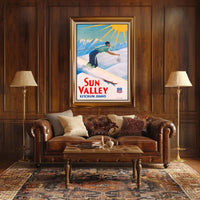 Sun Valley Skiing Adventure Poster