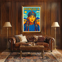 Mongolia Cultural Heritage Poster