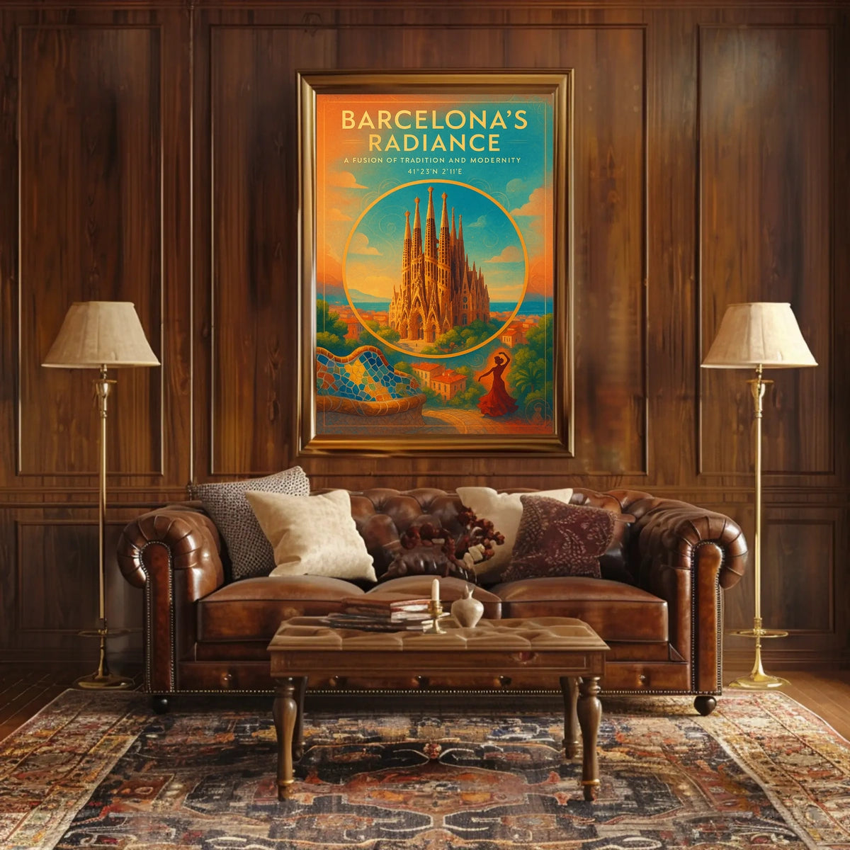 Barcelonas Radiance Poster