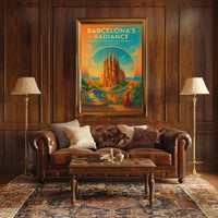 Barcelonas Radiance Poster