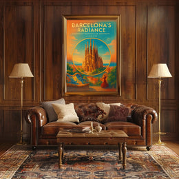 Barcelonas Radiance Poster