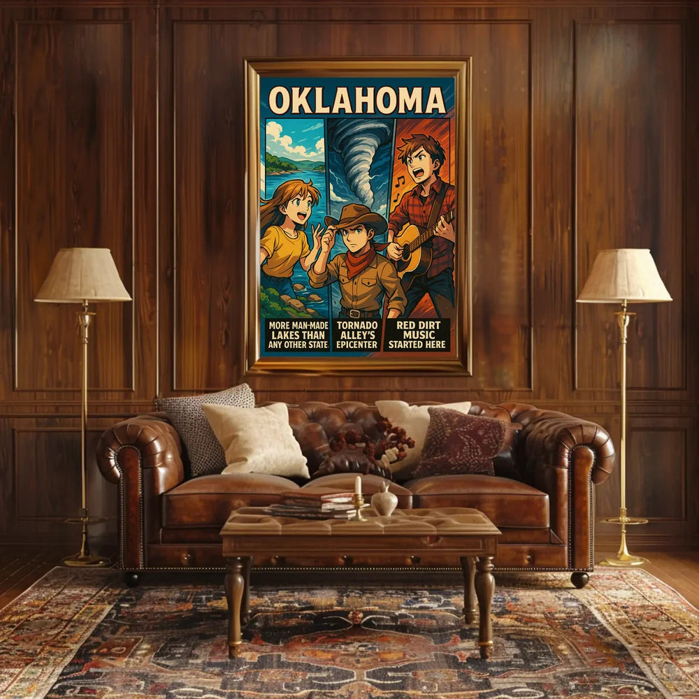 Oklahoma State Features and Phenomena Poster