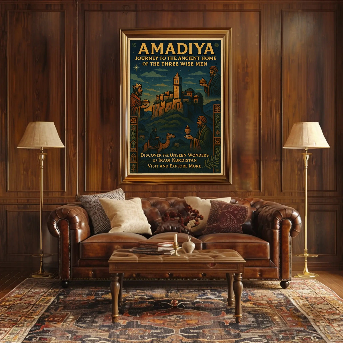 Amadiya Journey to the Ancient Home of the Three Wise Men Poster