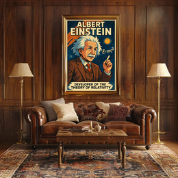 Albert Einstein Developer Of The Poster