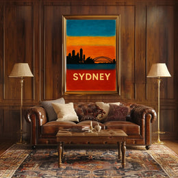 Sydney Skyline Poster