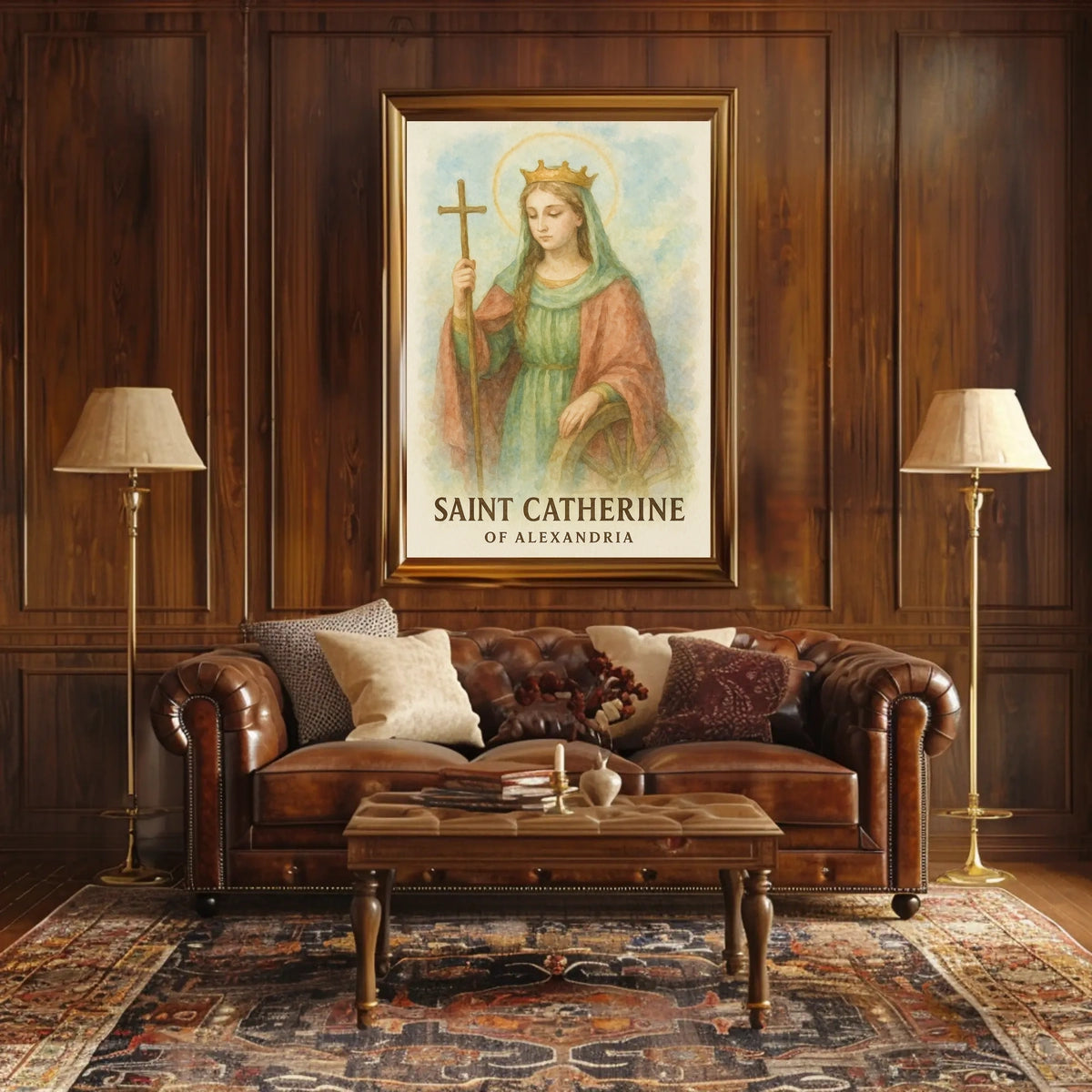 Saint Catherine of Alexandria Poster