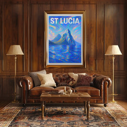 St Lucia Vibrant Landscapes Poster