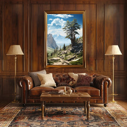 Great Basin Scenic Travel Poster Vintage Wall Art