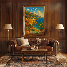 Breathtaking Beauty Carved by the Sea Poster